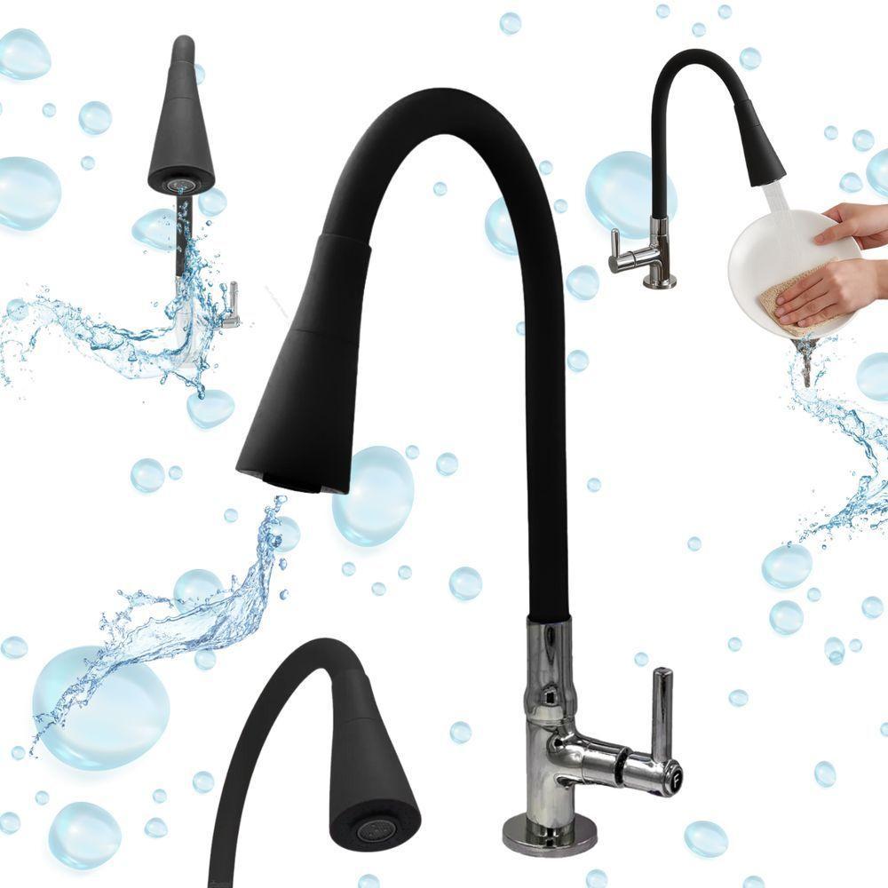 Torneira Gourmet Flexivel Silicone Com Ajuste De Jato Sn18 S - 6