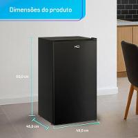 Frigobar HQ 124 Litros Preto HQ-124FB 110V
