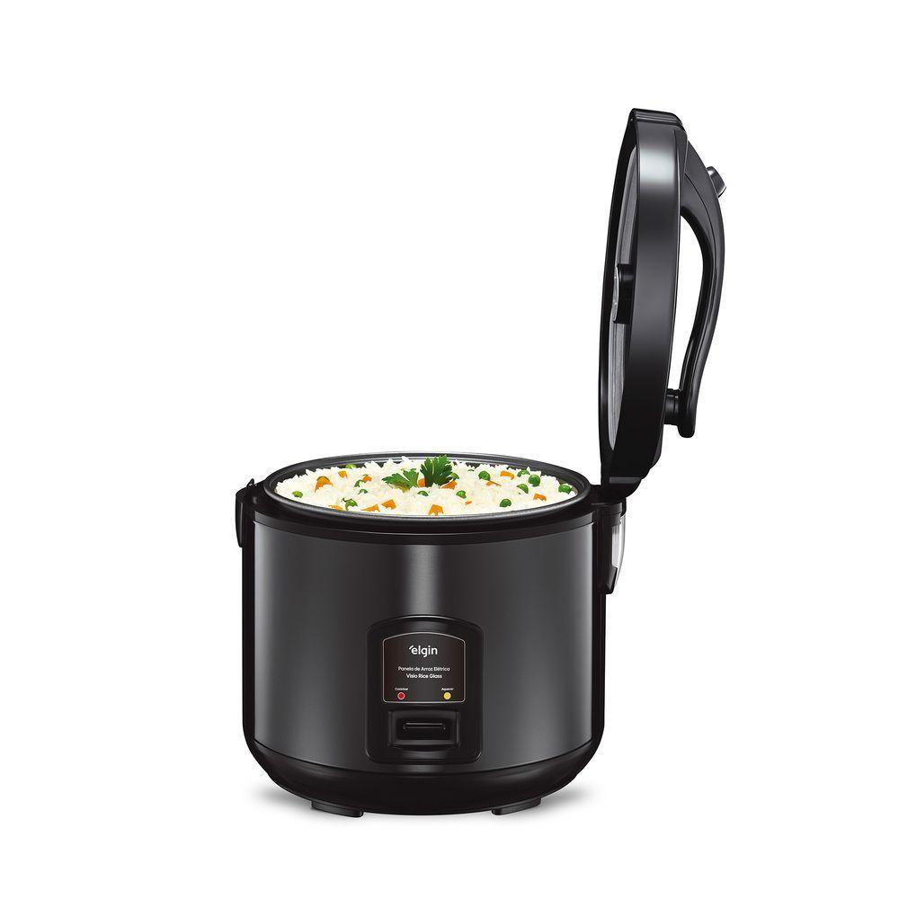 Panela Elétrica de Arroz Visio Rice Glass 10 Xícaras 700W Preta com Tampa de Vidro e Acessórios 110V - 2