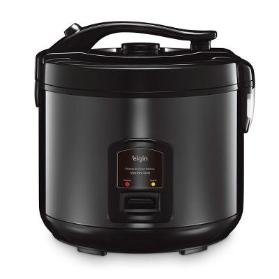 Panela Elétrica de Arroz Elgin Visio Rice Glass 10 Xícaras 700W Preta 110V