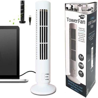 Ventilador Mesa Portátil Usb Torre Circulador Vertical 2 Velocidades Compacto Mini Multiuso Bivolt Cor:branco;tamanho:u