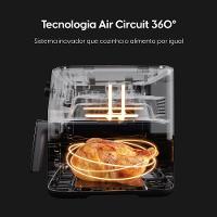 Fritadeira Air fryer Gran Fry 8 Litros 1.750W Preta Grelha Removível 220V - 6