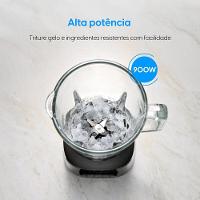 Liquidificador Super Force 1,9L 900W Preto e Jarra de Vidro 220V - 5