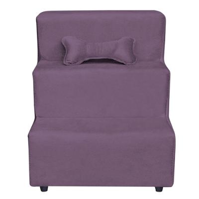 Escadinha Pet 3 Degraus Cachorro E Gato Suede