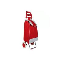 Carrinho De Feira Compras Supermercado Multiuso De Mao Dobravel Sacola Ecologica Com Bolsinho - 7