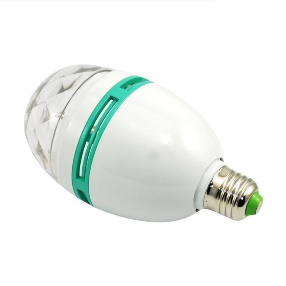 Lampada Led Luz Muda Cor Festa Rgb Giratoria Strobo Cromoterapia Colorida Globo Discoteca Luminacao Bivolt - 7