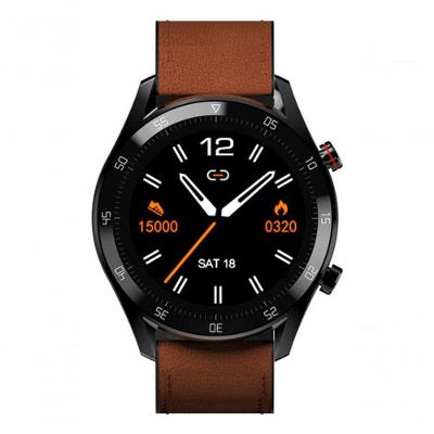 Smartwatch Philco PSW02PM Hit Wear 45mm 1,2 Preto Bluetooth Cor Da Pulseira Marrom