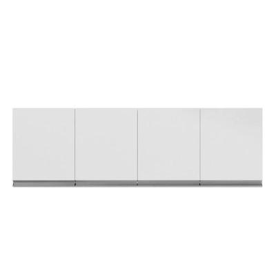 Armario Aéreo Geladeira 150cm Andréia 2 Portas Ajl Móveis Branco