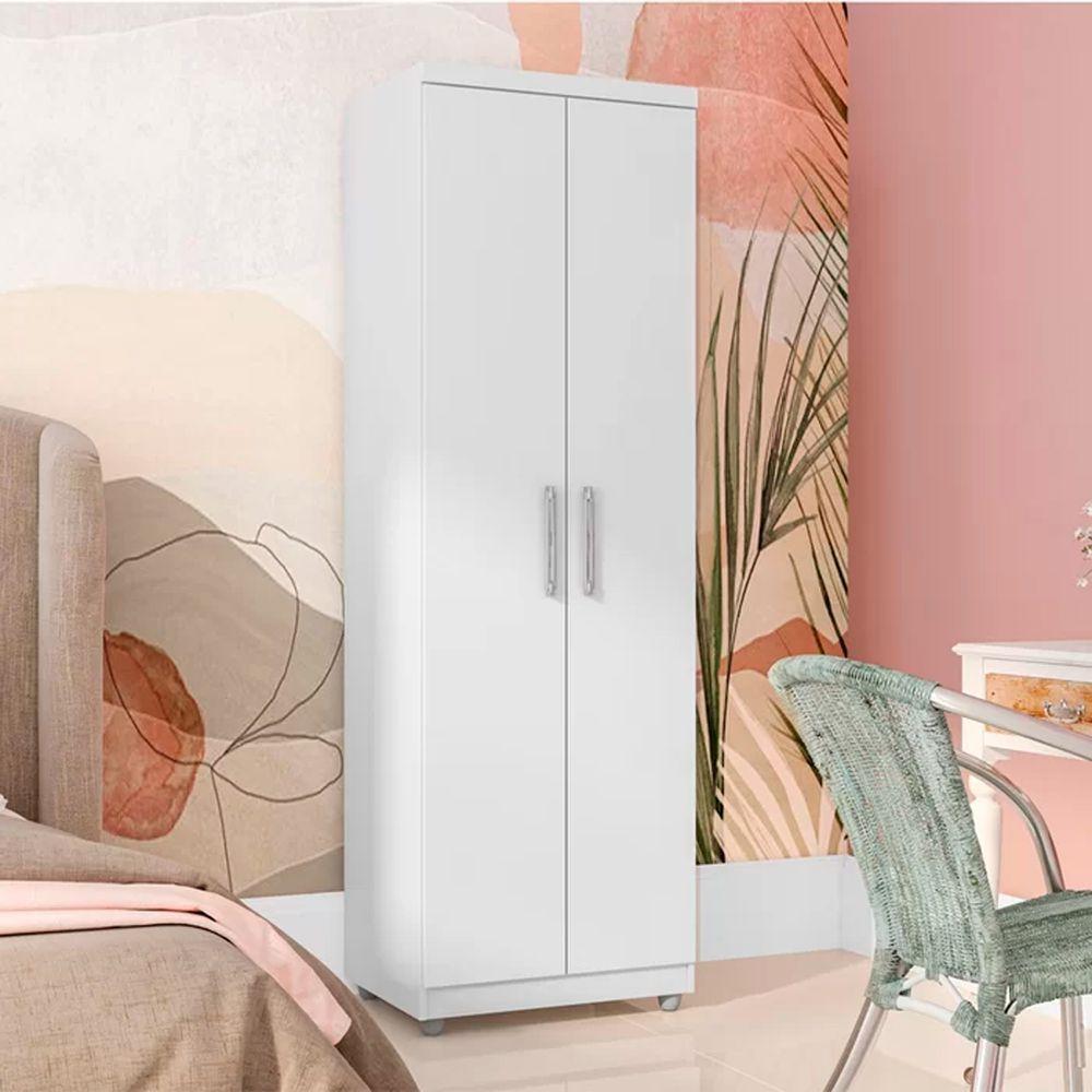 Multiuso 2 Portas Sabrina 190cm 1088 Ajl Móveis Branco - 2