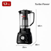 Liquidificador Turbo Power Mondial 550W L-99 FB 110V - 7