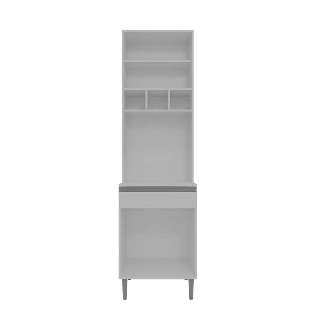 Paneleiro Duplo Cozinha 4 Portas Andréia Ajl Móveis Branco - 3