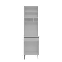 Paneleiro Duplo Cozinha 4 Portas Andréia Ajl Móveis Branco - 3