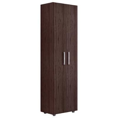 Multiuso 2 Portas 4 Prateleiras Breatriz 190cm Ajl Móveis Castanho