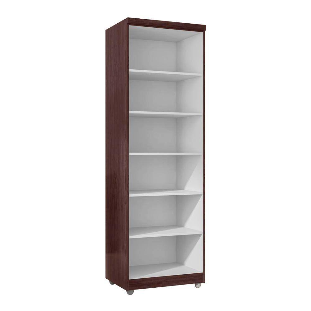 Multiuso 2 Portas Sabrina 190cm 1088 Ajl Móveis Castanho - 2