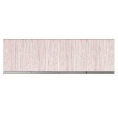 Armario Aéreo Geladeira 160cm Andréia 2 Portas Ajl Móveis Castanho Avelã