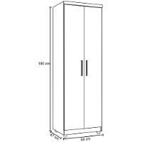 Multiuso 2 Portas Sabrina 190cm 1088 Ajl Móveis - 4