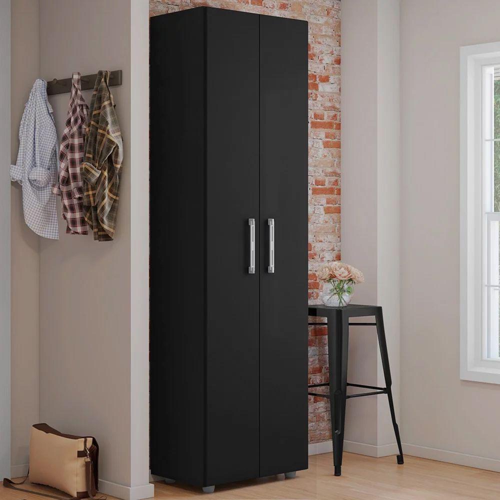 Multiuso 2 Portas 4 Prateleiras Breatriz 190cm Ajl Móveis Preto - 2