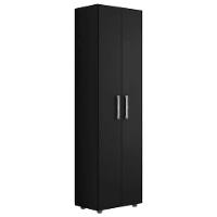 Multiuso 2 Portas 4 Prateleiras Breatriz 190cm Ajl Móveis Preto - 1