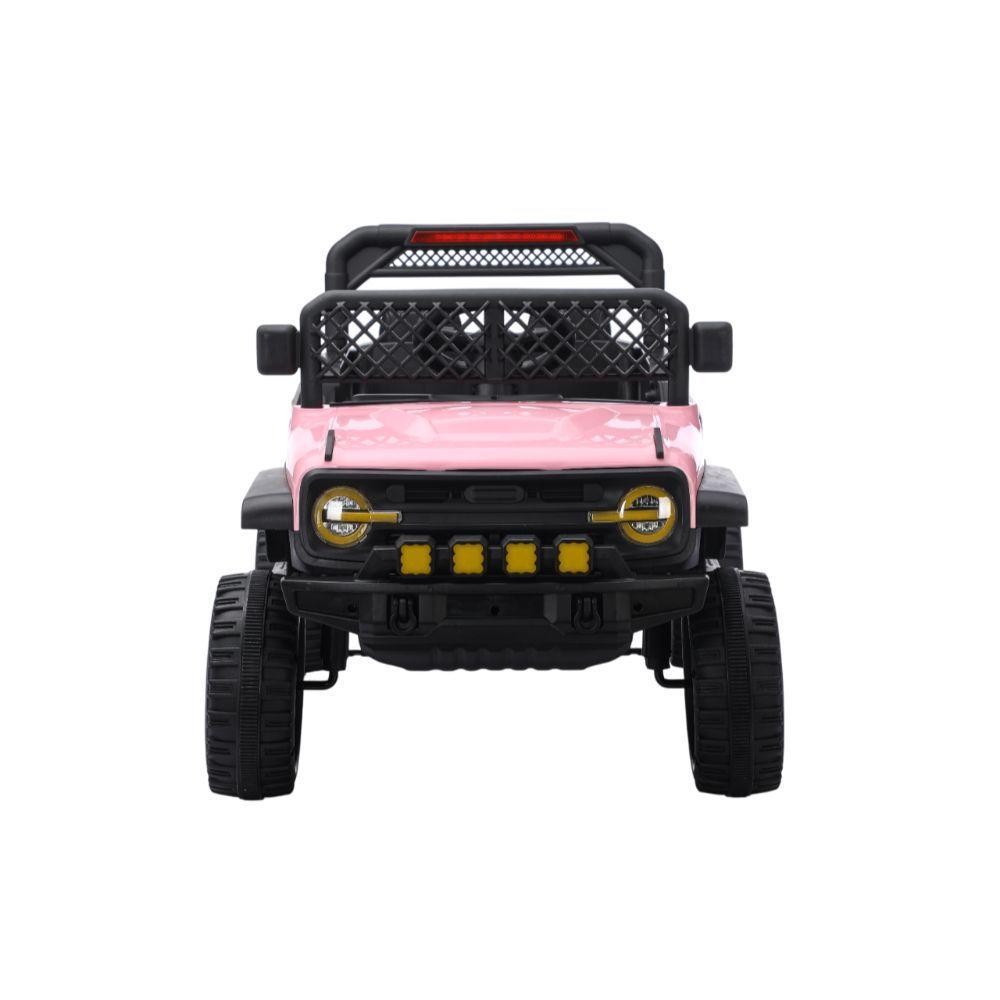 Jipe Elétrico Infantil Bang Toys N6 Com Controle Remoto Rosa 12v - 1