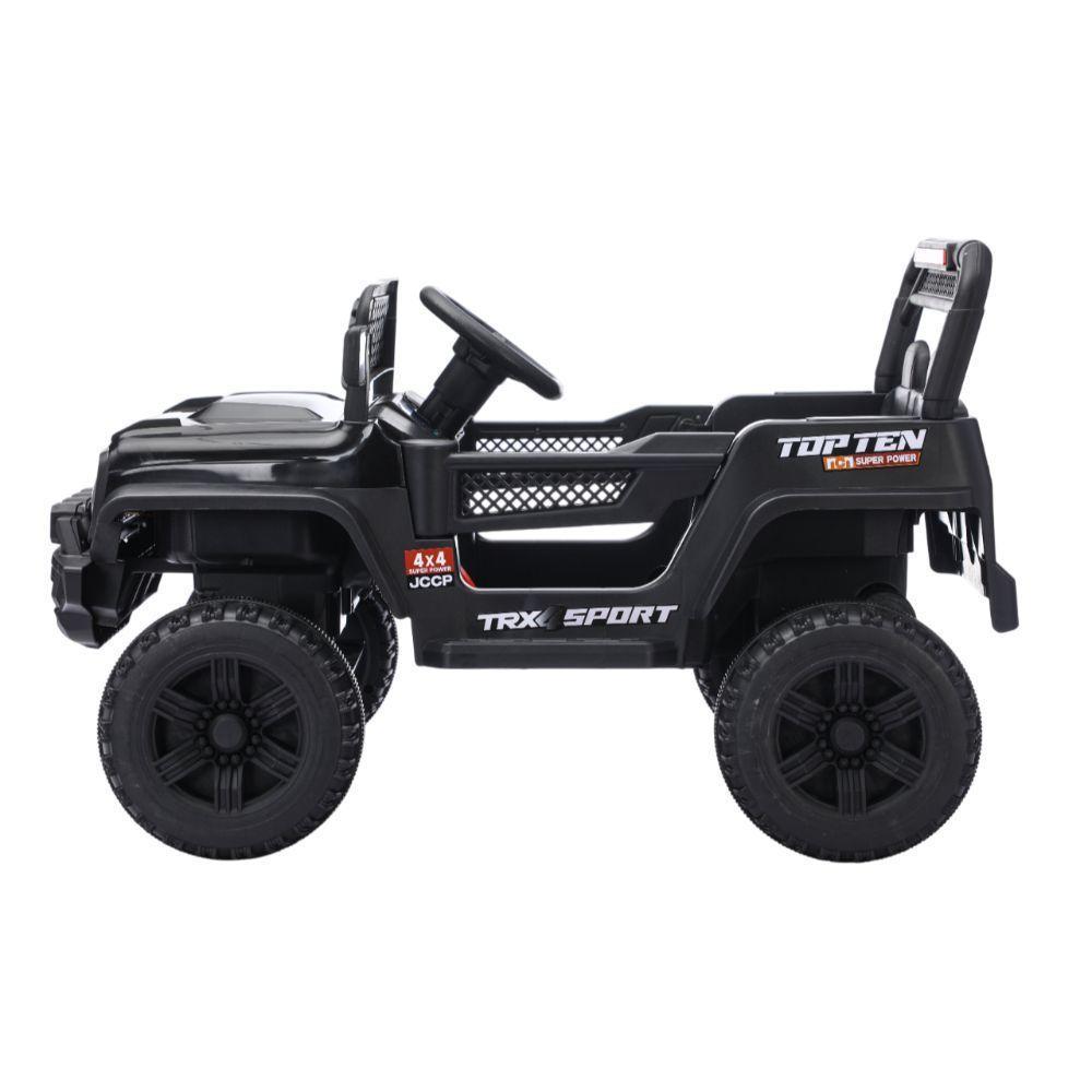 Jipe Elétrico Infantil Bang Toys N6 Com Controle Remoto Preto 12v - 2