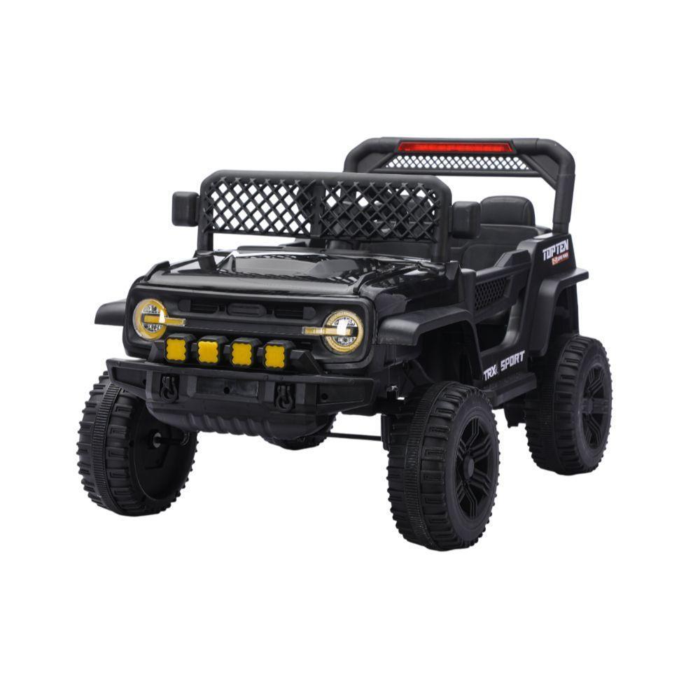 Jipe Elétrico Infantil Bang Toys N6 Com Controle Remoto Preto 12v - 6