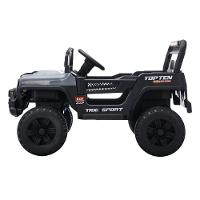 Jipe Elétrico Infantil Bang Toys N6 Com Controle Remoto Cinza 12v - 3