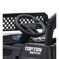 Jipe Elétrico Infantil Bang Toys N6 Com Controle Remoto Cinza 12v - 6