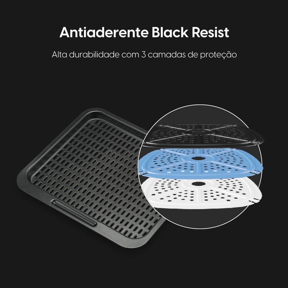 Fritadeira Air Fryer Forno Style Oven Fry 10 Litros 220v 1.400w Grelha Removível Com Painel Digital - 6