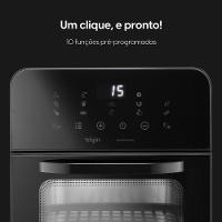 Fritadeira Air Fryer Forno Style Oven Fry 10 Litros 220v 1.400w Grelha Removível Com Painel Digital