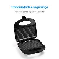 Sanduicheira Break Time - 2 em 1 Proteção Contra Superaquecimento 800W 110V - 5