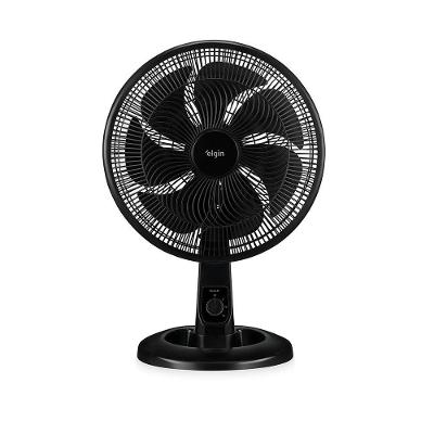 Ventilador de Mesa Elgin 140W 40cm 7 Pás 3 Velocidades Preto 110V