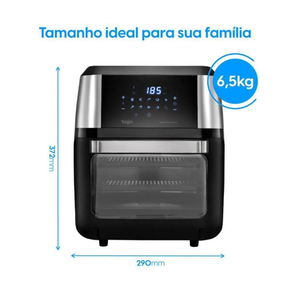 Fritadeira Air Fryer Oven Fry 4 em 1 - 12L Frita Sem Óleo Assa Desidrata e Reaquece 1.800W 220V - 6
