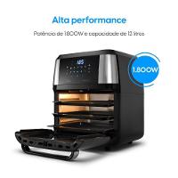 Fritadeira Air Fryer Oven Fry 4 em 1 - 12L Frita Sem Óleo Assa Desidrata e Reaquece 1.800W 220V - 5