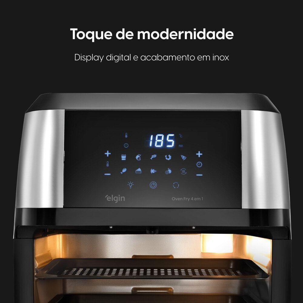 Fritadeira Air Fryer Oven Fry 4 em 1 - 12L Frita sem Óleo Assa Desidrata e Reaquece 1.800W 110V - 2