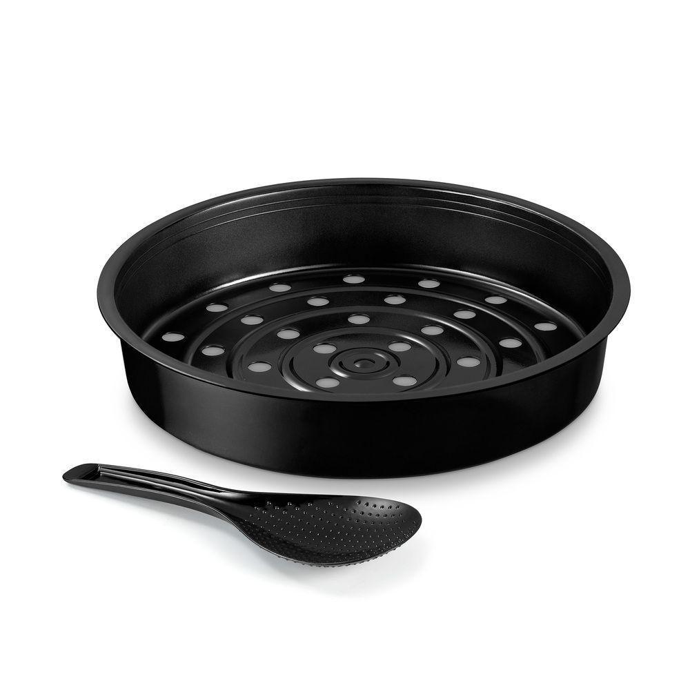 Panela Elétrica de Arroz Visio Rice Glass 10 Xícaras 700W Preta com Tampa de Vidro e Acessórios 220V - 6