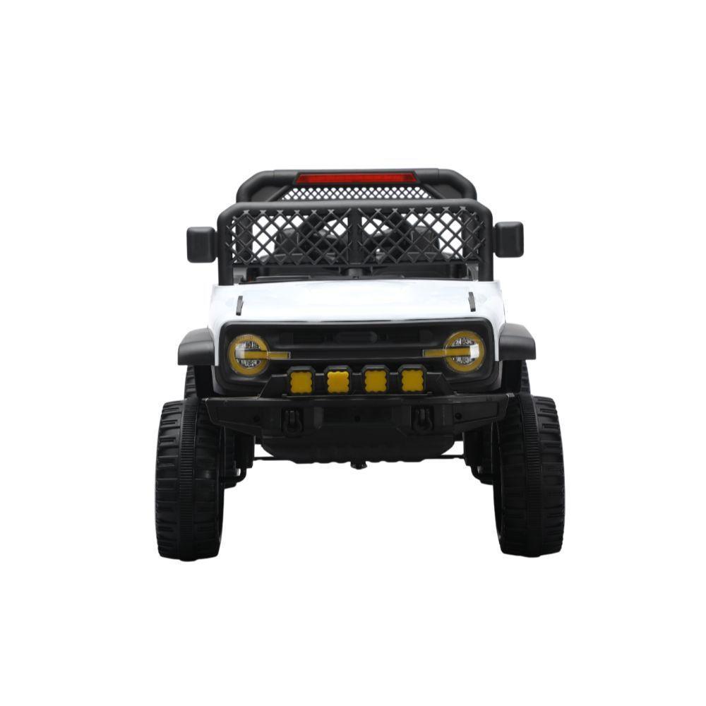 Jipe Elétrico Infantil Bang Toys N6 Com Controle Remoto Branco 12v - 1