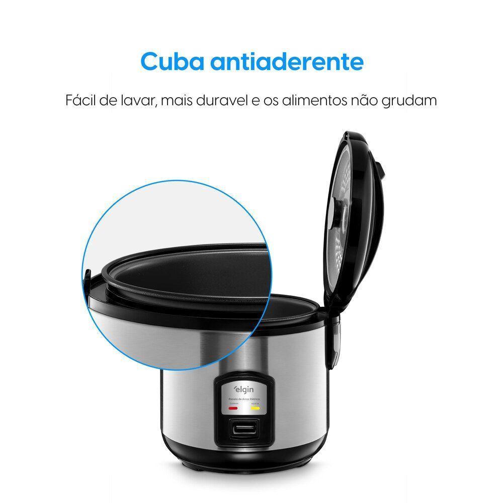 Panela De Arroz Elétrica 5 Xícaras 1L 400W Elgin 220V - 3