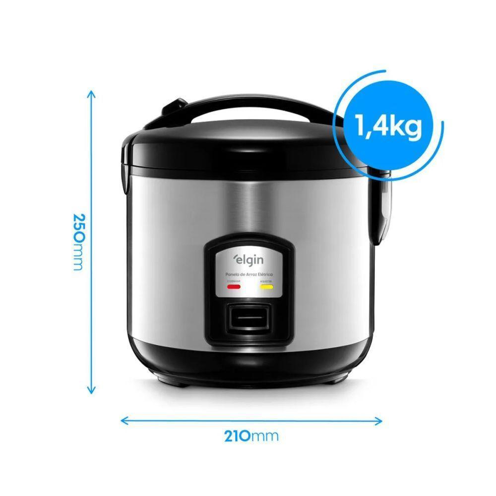 Panela De Arroz Elétrica 5 Xícaras 1L 400W Elgin 220V - 5