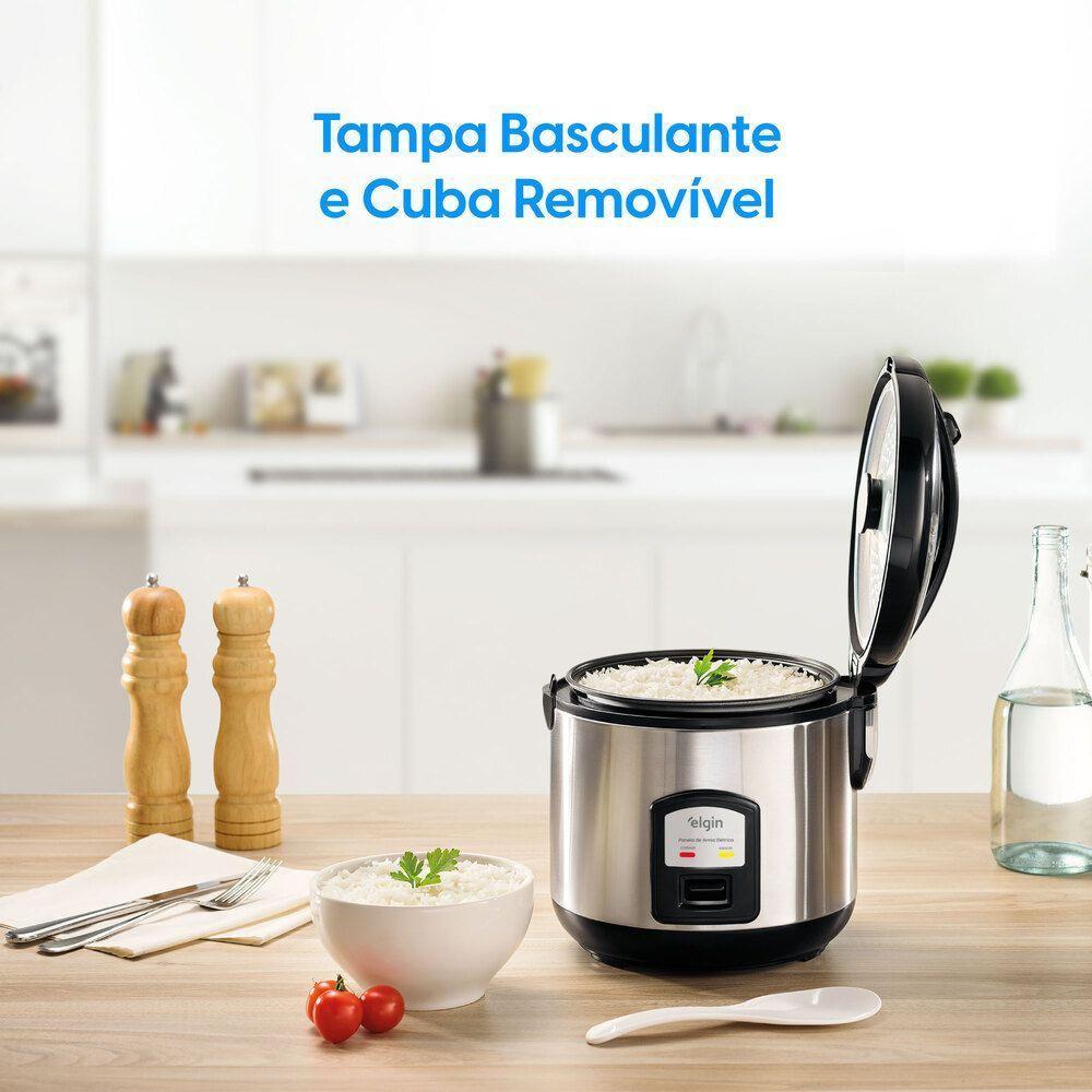 Panela De Arroz Elétrica 5 Xícaras 1L 400W Elgin 220V - 6