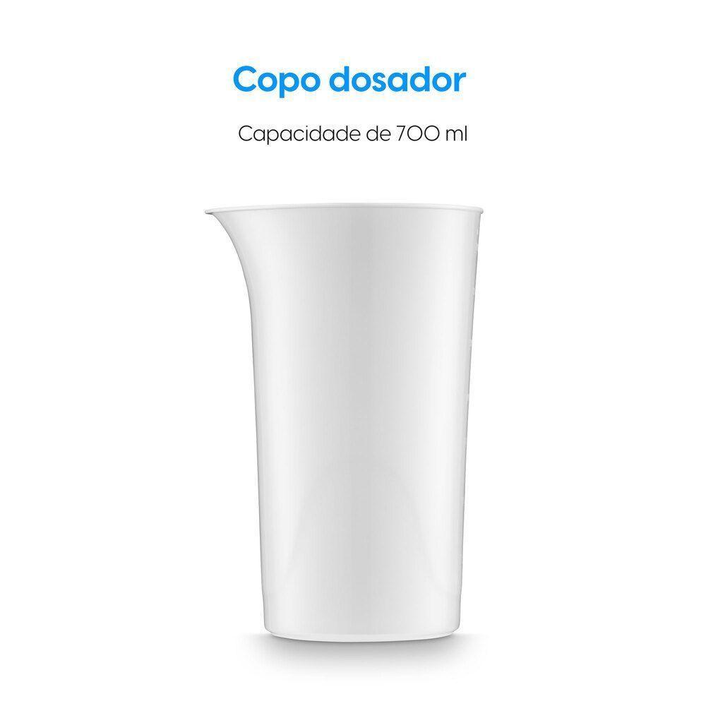 Mixer De Mão 2 Em 1 - Compacto, Leve, Ergonômico E Fácil De Limpar 700ml 200W 110V - 2