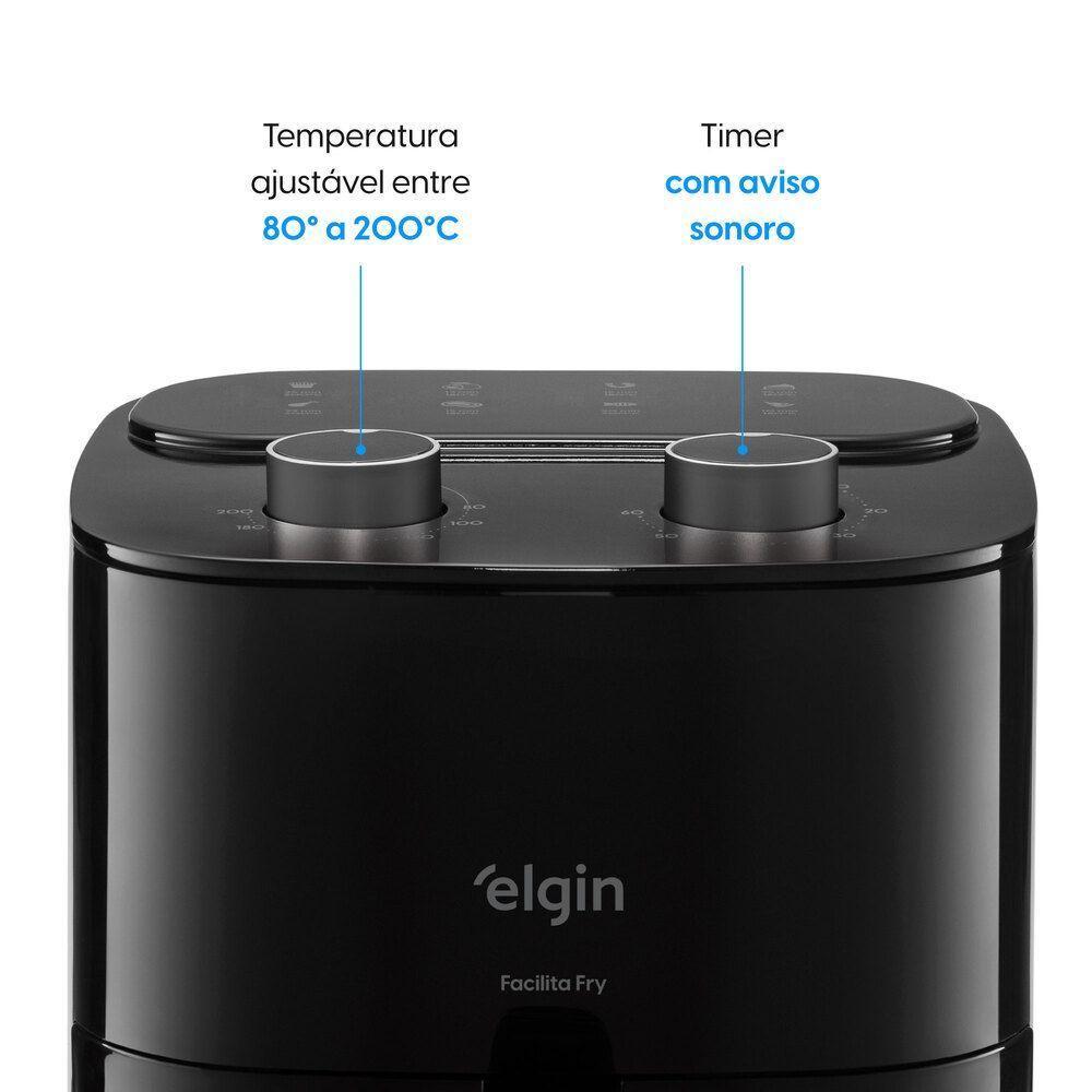 Fritadeira Air Fryer Facilita Fry 3,5 Litros 220V 1.400W Preta Grelha Removível - 4