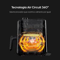 Fritadeira Air Fryer Facilita Fry 3,5 Litros 220V 1.400W Preta Grelha Removível - 6