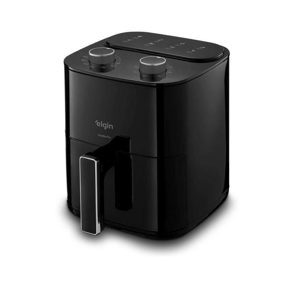 Fritadeira Air Fryer Facilita Fry 3,5 Litros 110V 1.400W Preta Grelha Removível - 3