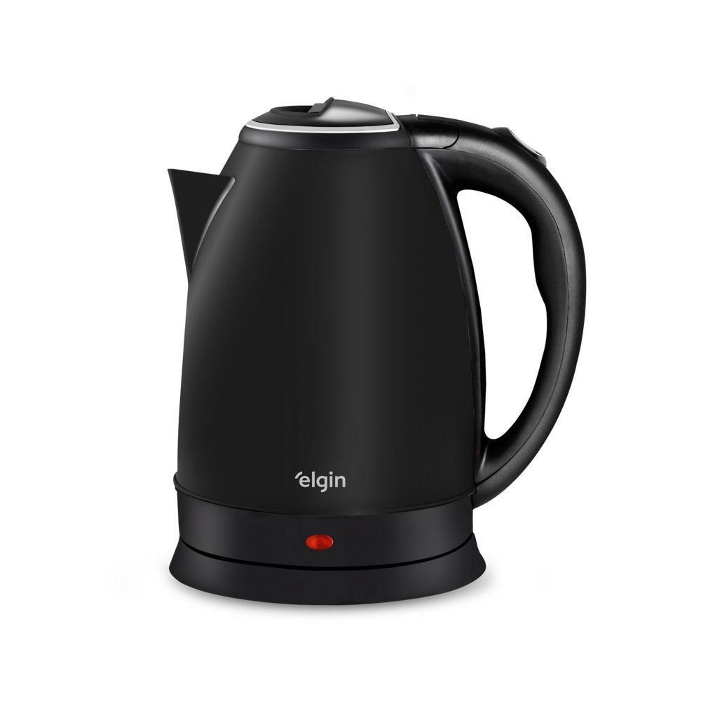 Chaleira Elétrica Inox Black - 2 Litros Jarra Sem Fio 220V - 1