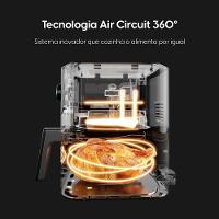 Fritadeira Air Fryer Quad Fry 1.400W 4,2L Preta Com Tecnologia Air Circuit 360° 220V - 7