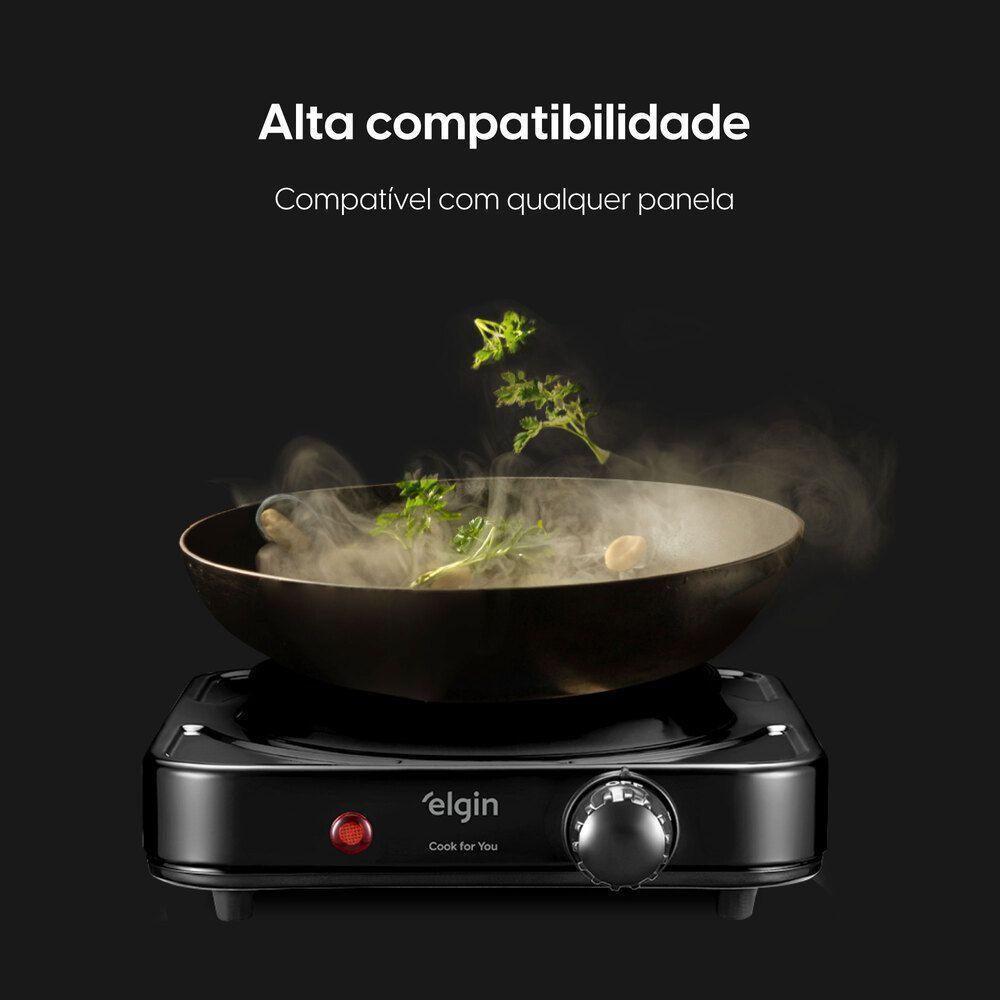 Fogão Elétrico Cooktop 1 Boca - Controle de Temperatura Termostato de Segurança 1.000W 110V - 3