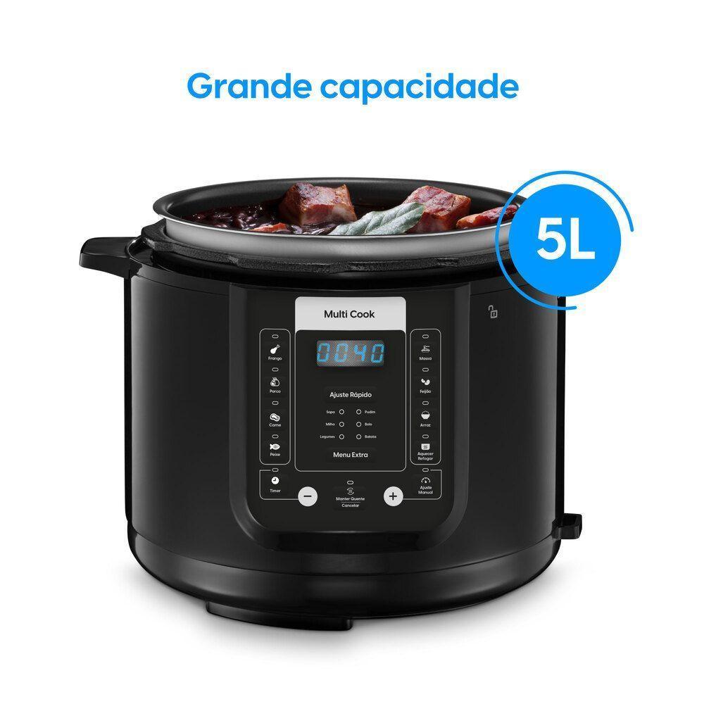 Panela de Pressão Elétrica Digital - 5L 14 Funções 9 Dispositivos de Segurança 900W 110V - 3