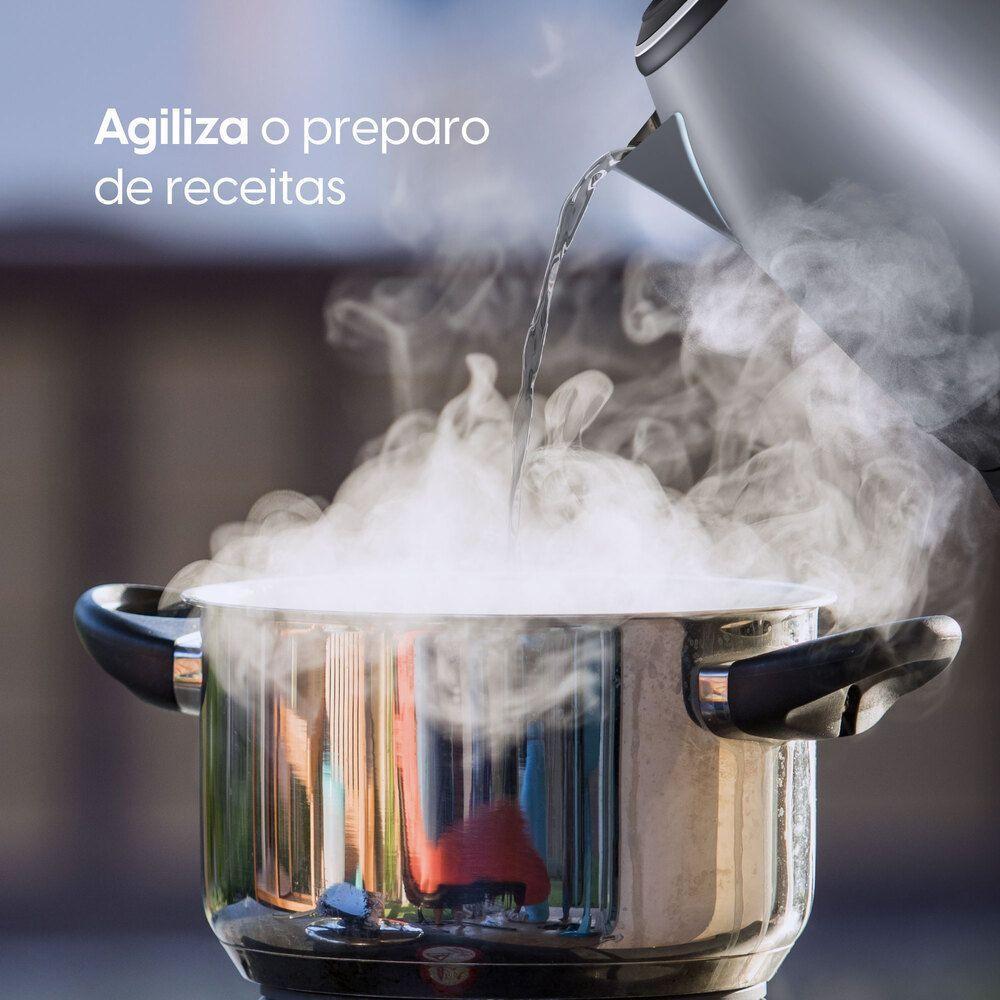 Chaleira Inox Lunar 2l - Jarra Sem Fio Desligamento Automático 1.500W 220V - 4