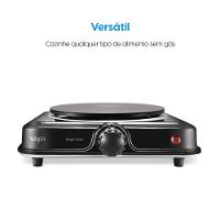 Fogão Elétrico Cooktop 1 Boca - 1.000W 5 Temperaturas 220V - 2