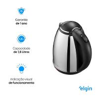 Chaleira Inox 2L - Jarra Sem Fio Desligamento Automático 1.500W 220V - 3